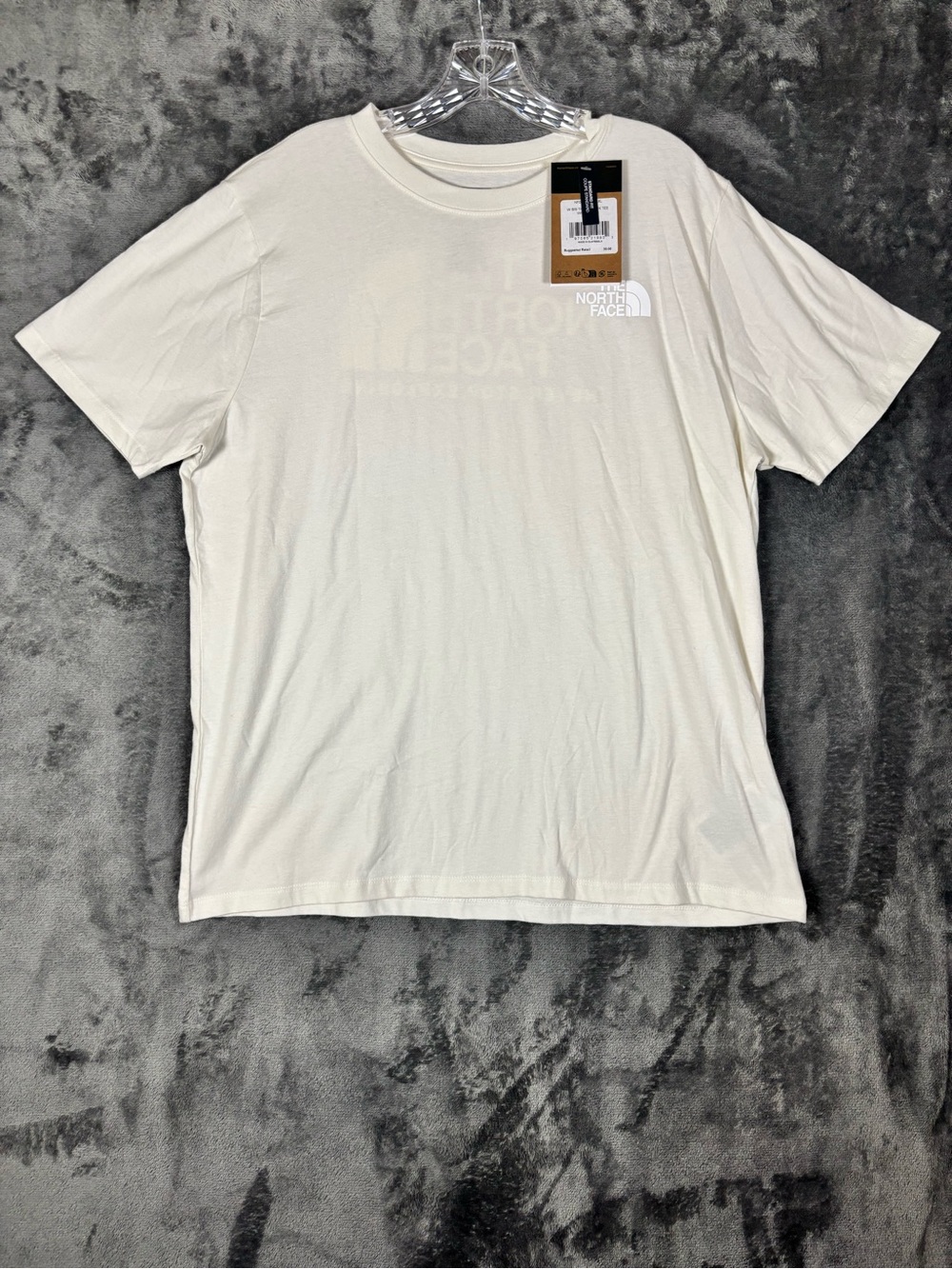The North Face Women’s Short Sleeve Throwback Tee Size XL in White Dune
